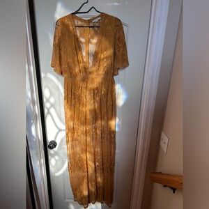 Marigold Yellow Woman’s Shorts Romper/ Dress